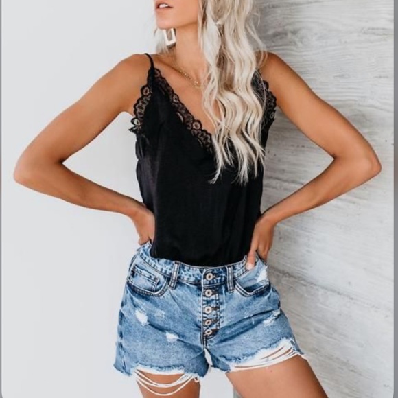 Vici Tops - Lace tank bodysuit- NWOT